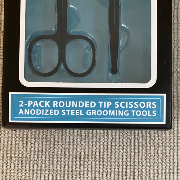 Brookstone Black Rounded Tip Scissors Set - Picture 2 of 3